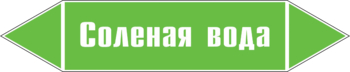 Маркировка трубопровода "соленая вода" (пленка, 716х148 мм) - Маркировка трубопроводов - Маркировки трубопроводов "ВОДА" - vektorb.ru
